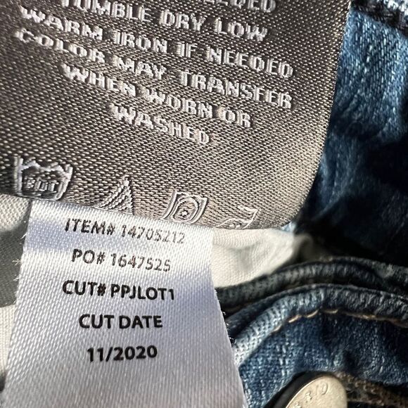 Torrid Stretch High Waist Cuffed Frayed Denim Jean Shorts Size 20 - Picture 6 of 7